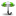 Umbrella Green Icon 16x16 png